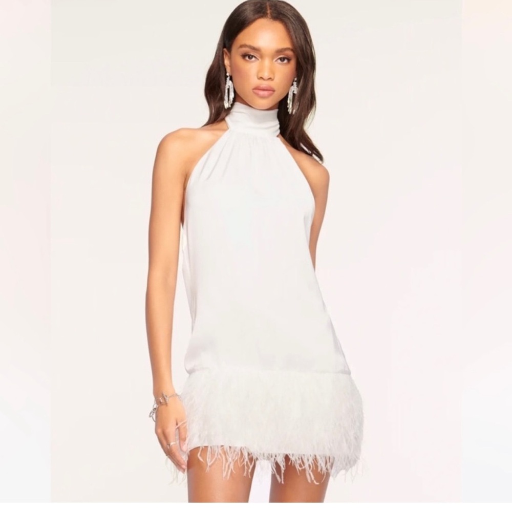 NWT Ramy Brook Feather Dress